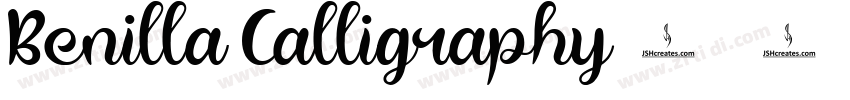 Benilla Calligraphy字体转换 Benilla Calligraphy字体转换